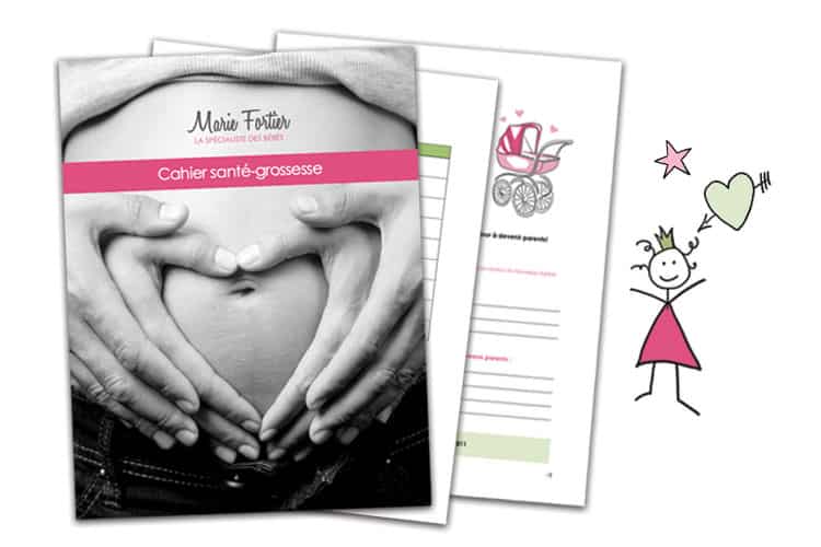 Cahier santé-grossesse gratuit. Un outil de suivi de grossesse pratique et convivial. Téléchargez-le!